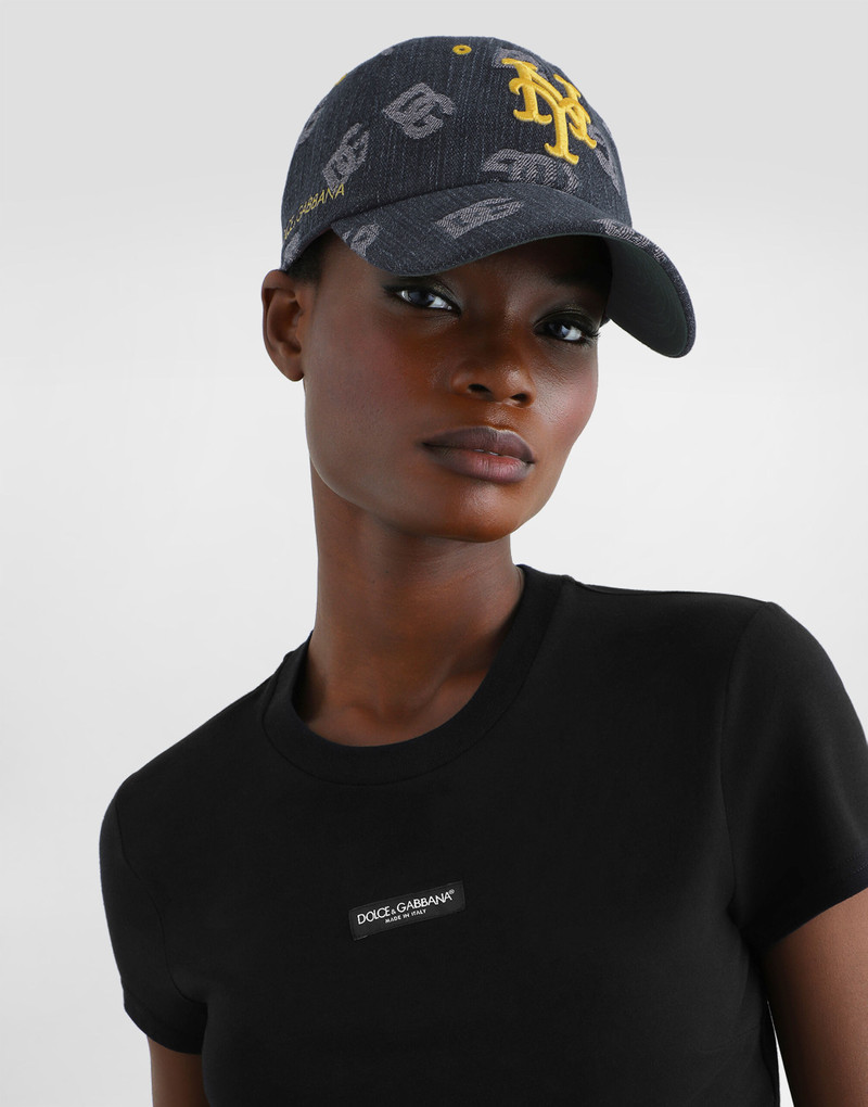Dolce&Gabbana X ’47 New York Mets Baseball Cap In Denim Logo Denim 3