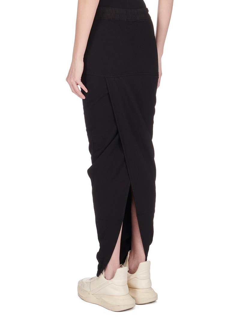 Pillar draped-detail skirt 3