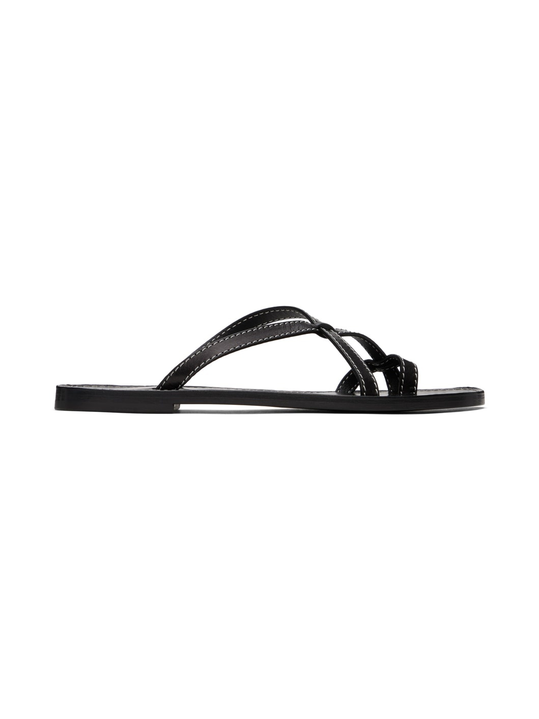 Black Link Sandals - 1