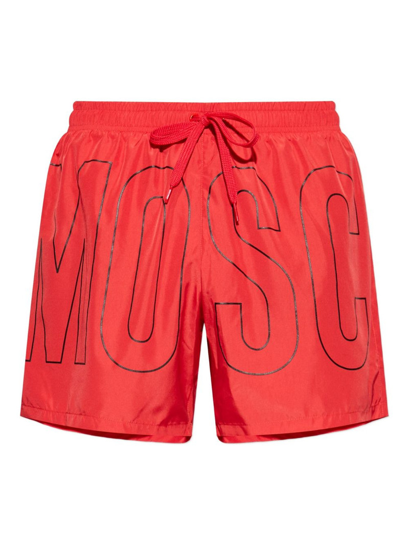 logo-print swim shorts 1