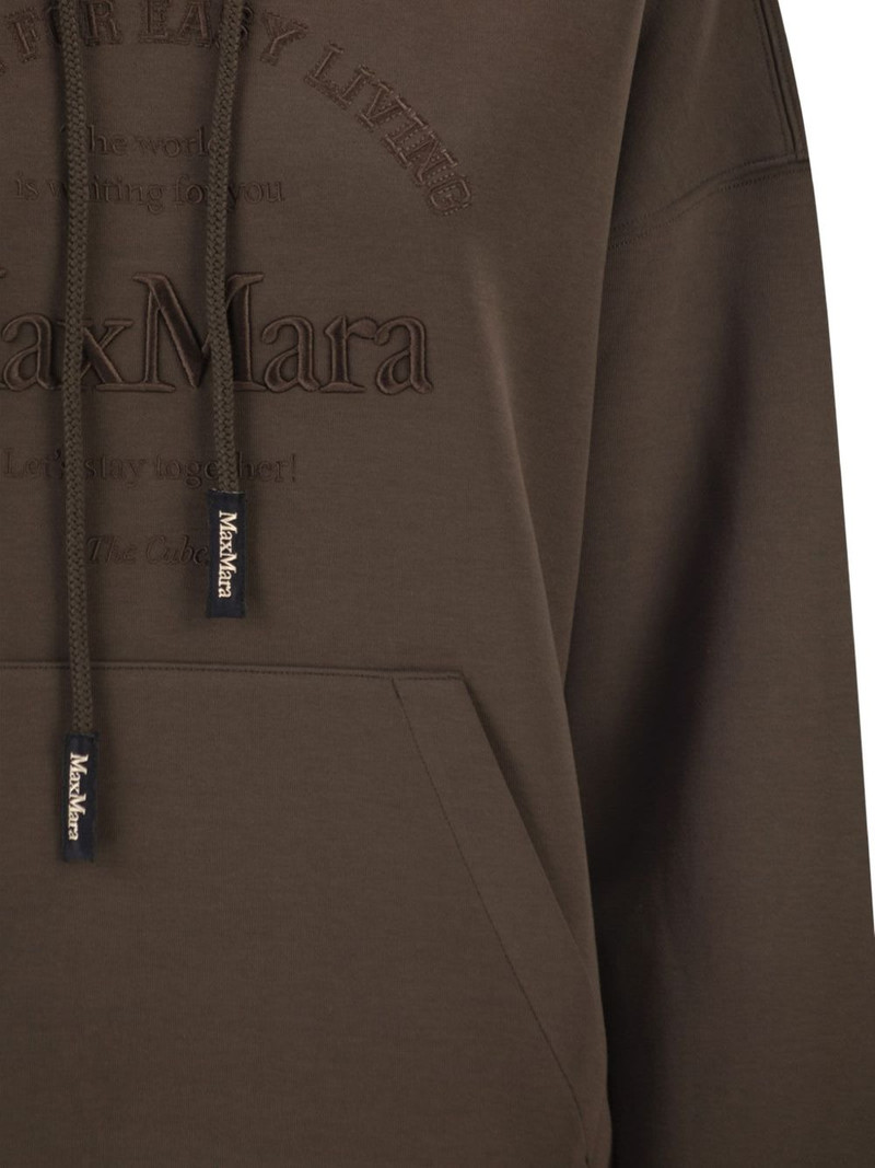 Mandrea embroidered-logo sweatshirt 4