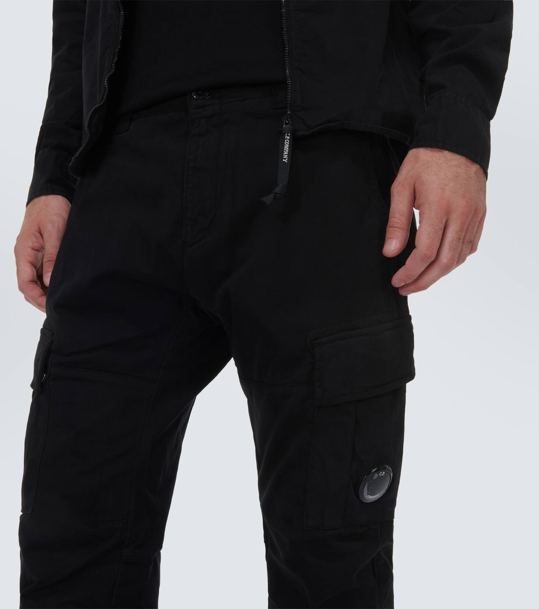 Cotton sateen cargo pants - 5
