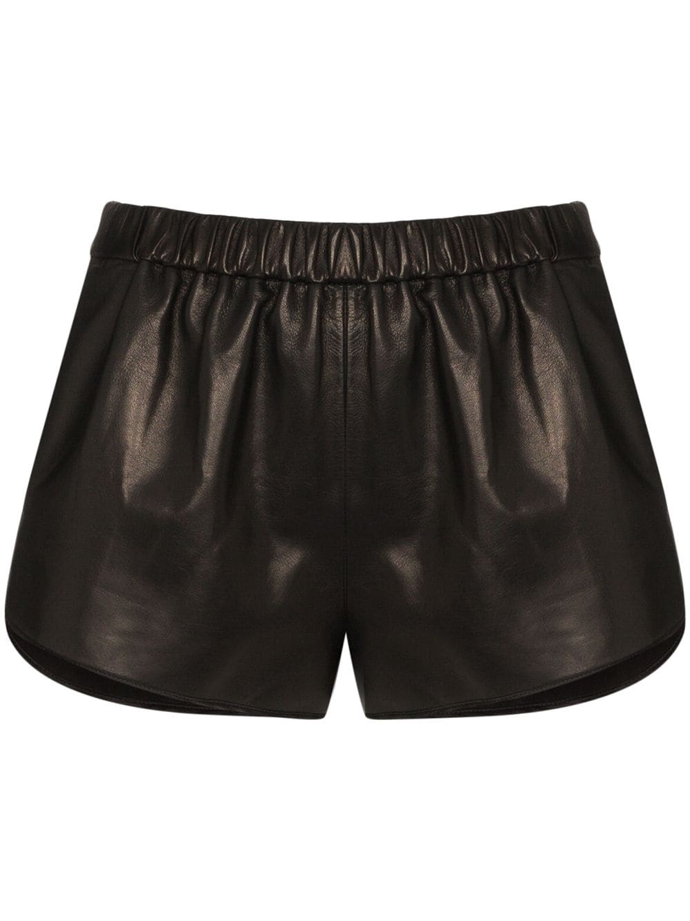 leather shorts - 1