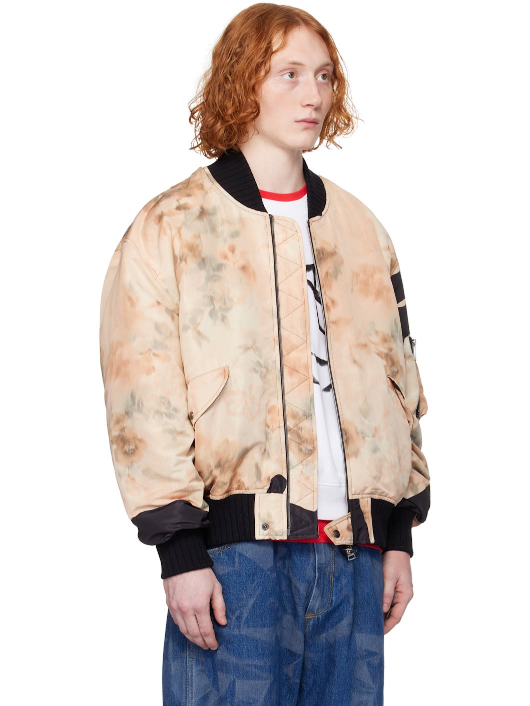 Beige Bernardo Bomber Jacket - 2