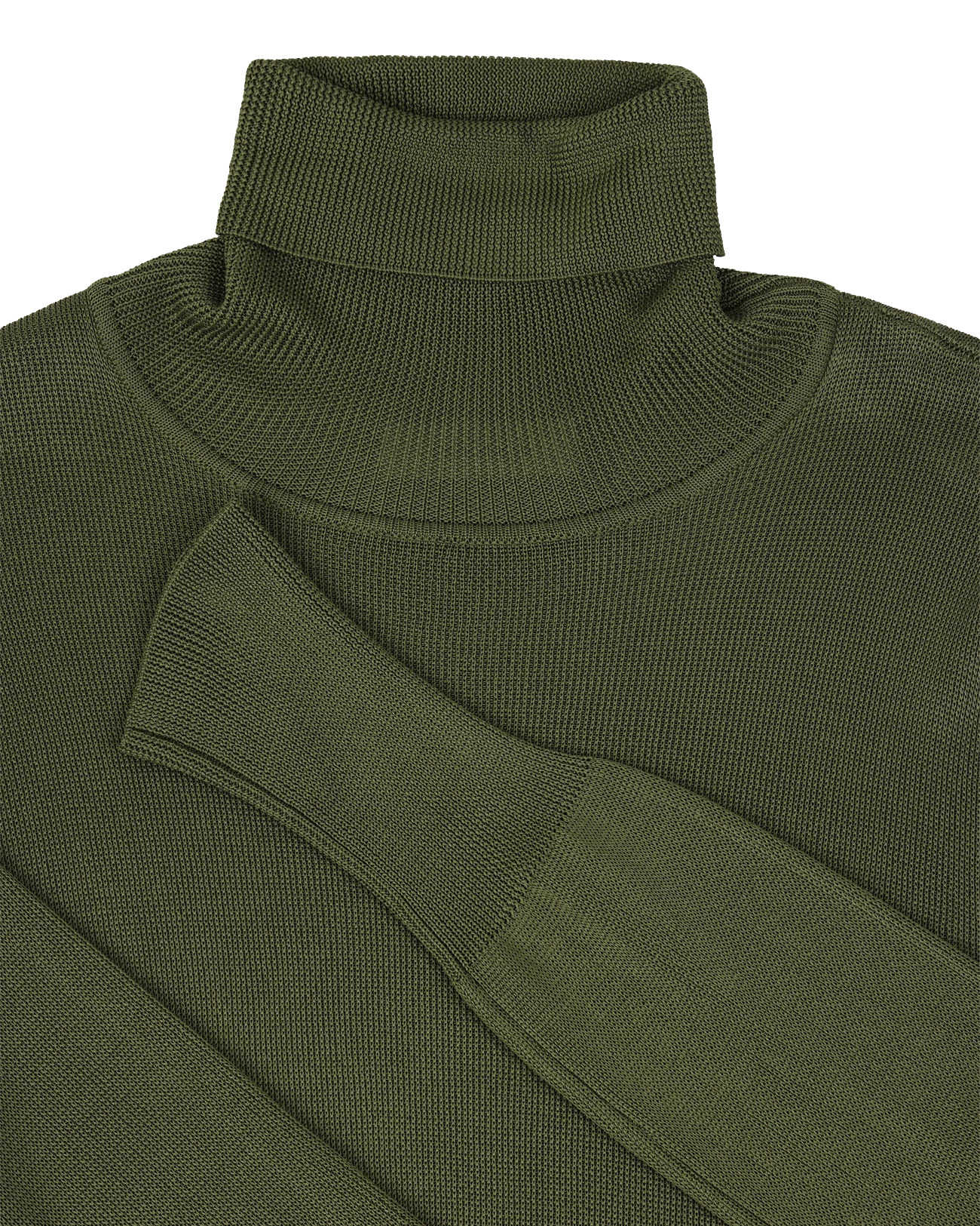 TURTLE NECK LONG SLEEVE MOSS - 7