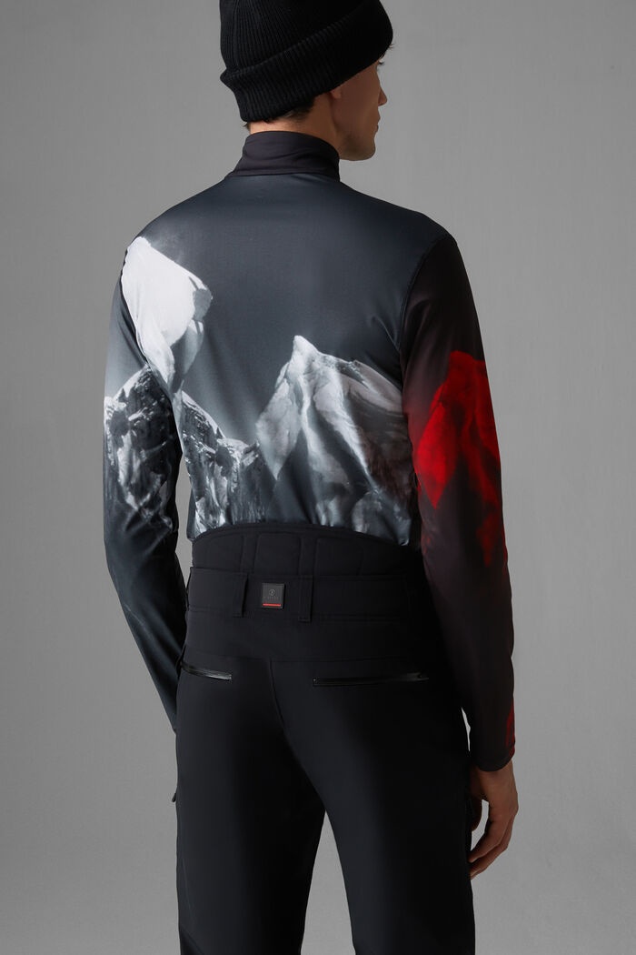 Pascal First layer in Anthracite/White/Red - 3