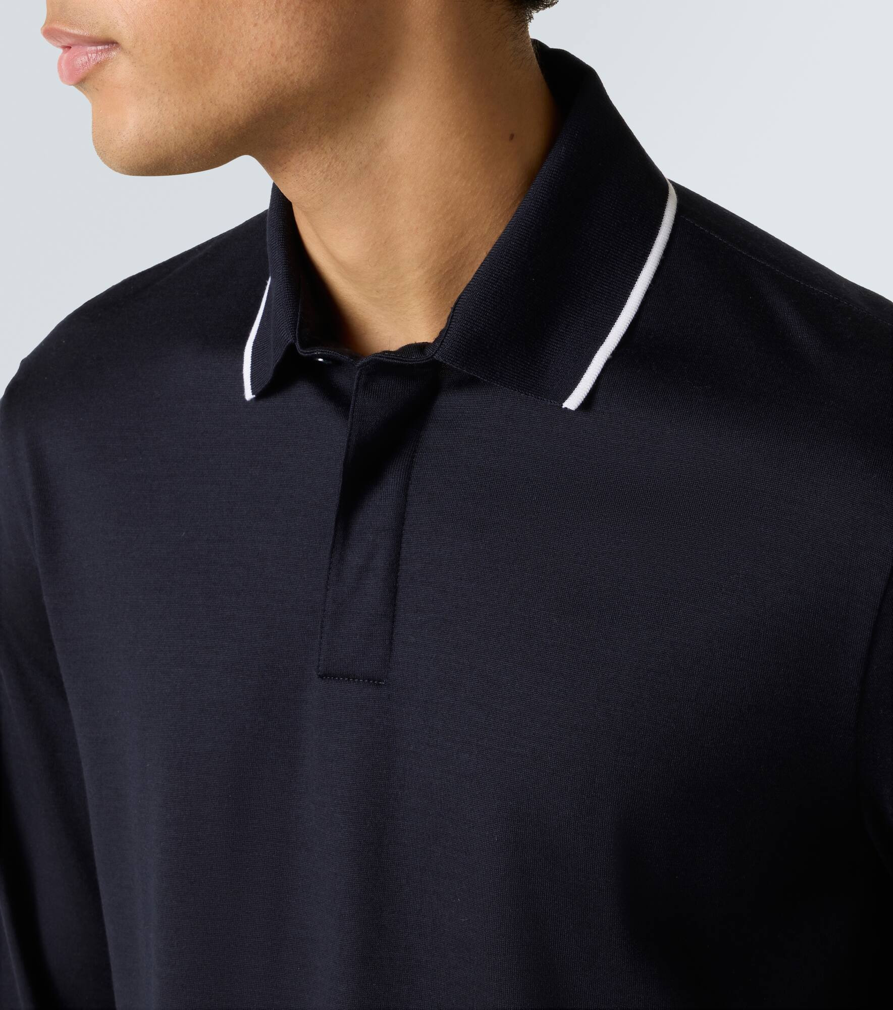 Waitaki virgin wool polo shirt - 6