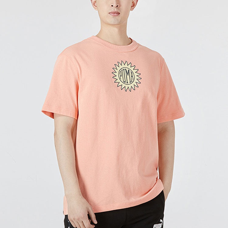 PUMA Downtown Graphic Tee 'Pink' 535400-28 - 3