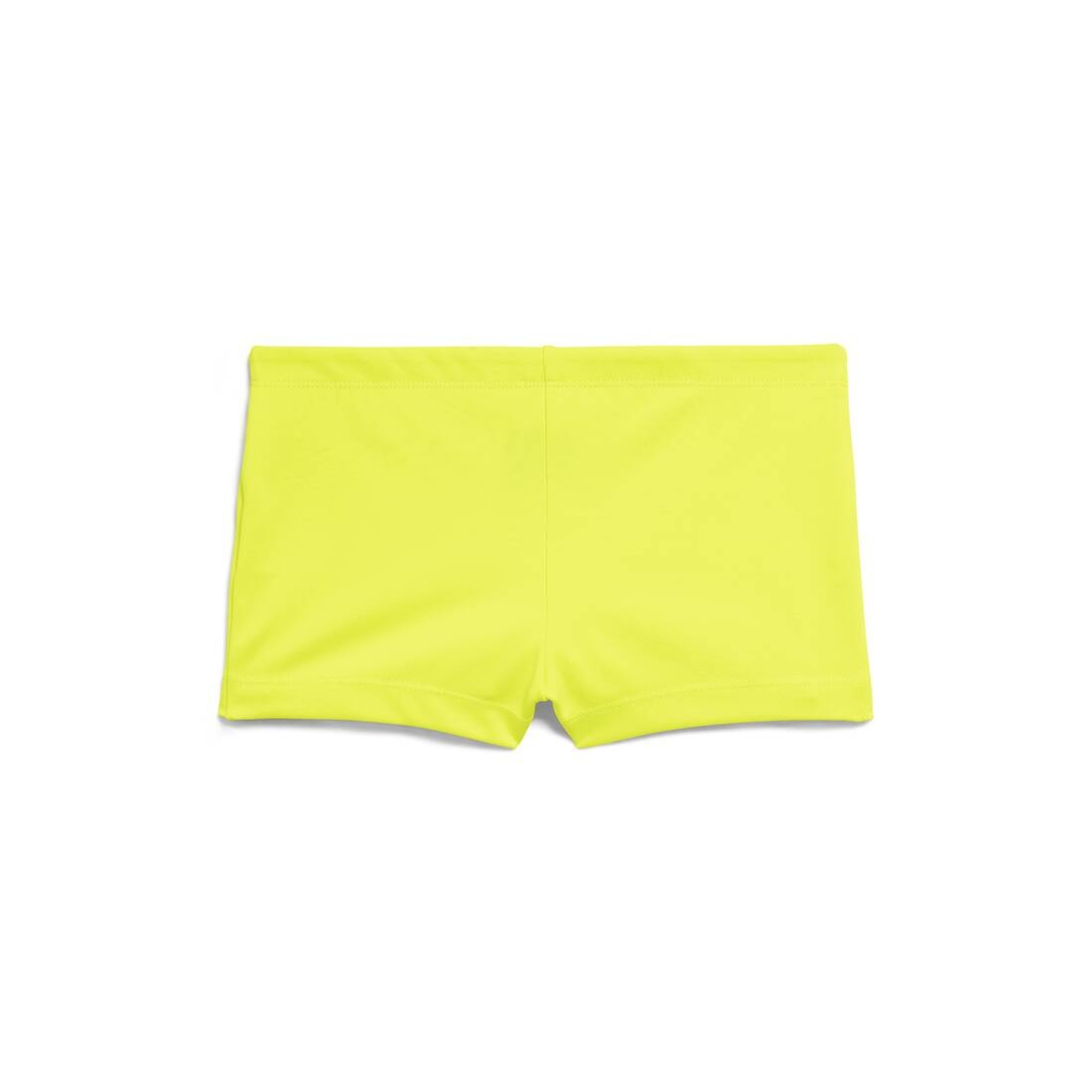 Women's Mini Cycling Skirt in Neon Yellow - 6