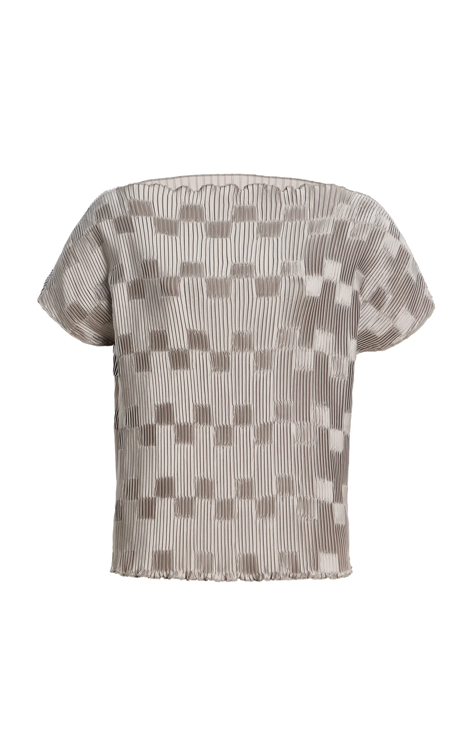 Lianna Pleated Top silver - 1