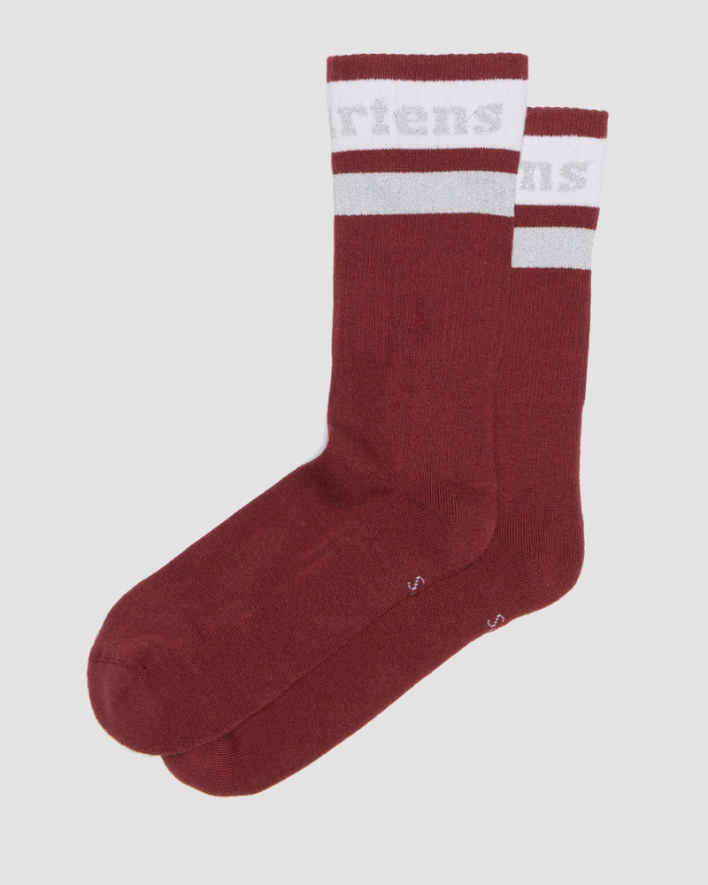 Athletic Logo Organic Cotton Blend Socks 1