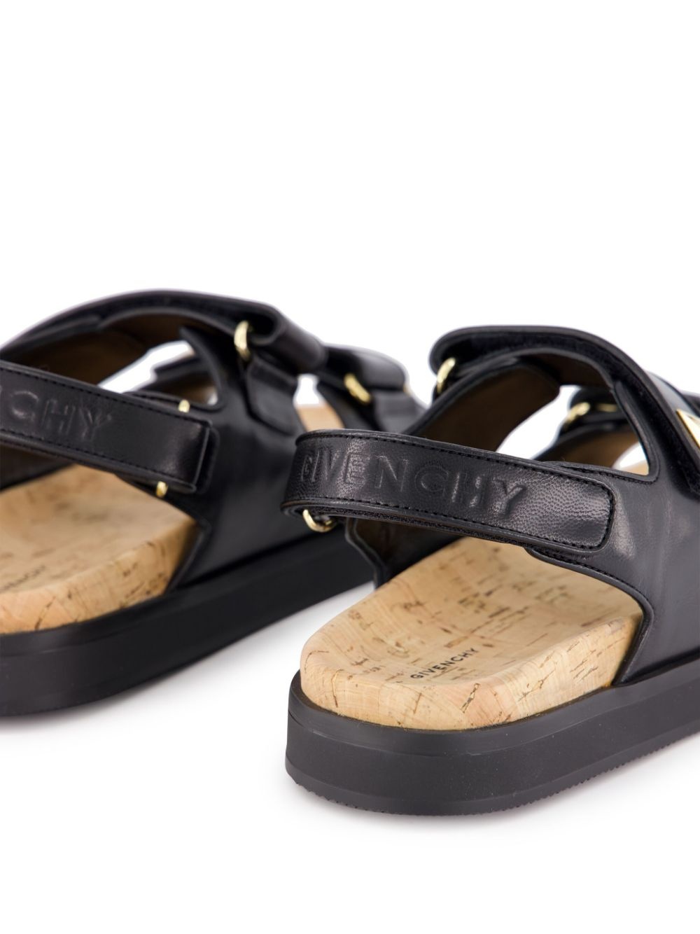 4G leather sandals - 6