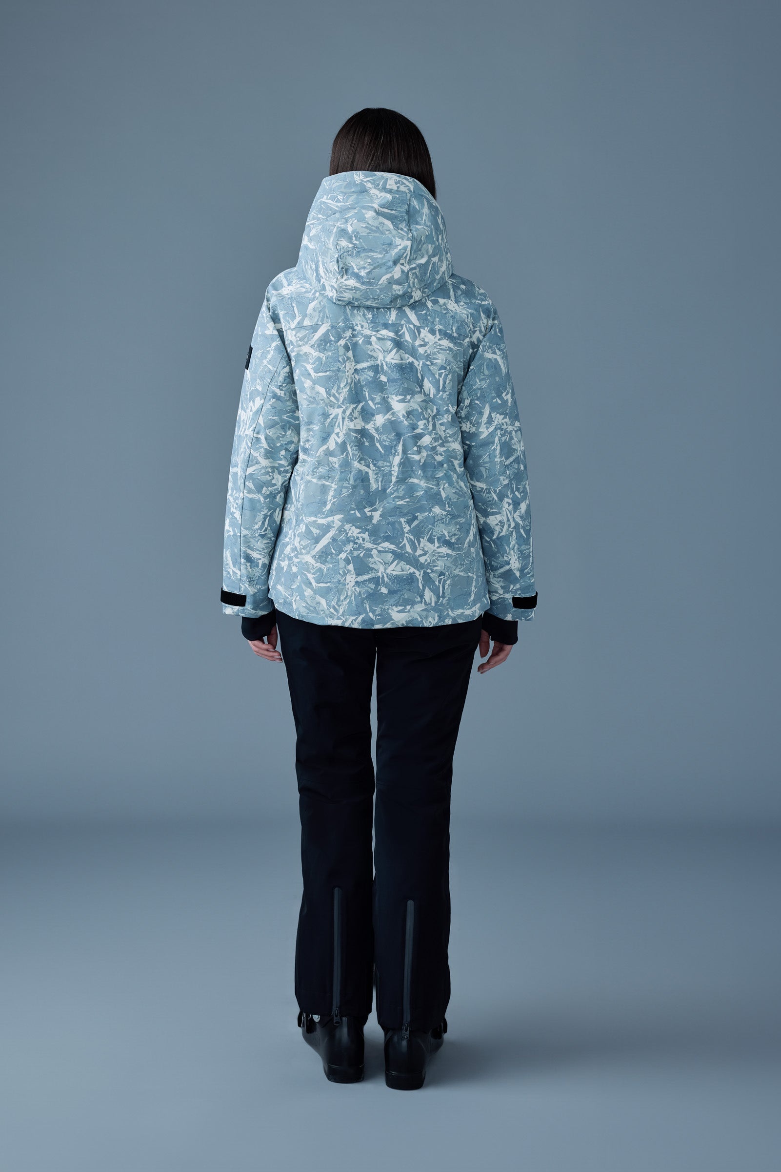 ICLYN-FP Frost print down ski jacket - 4