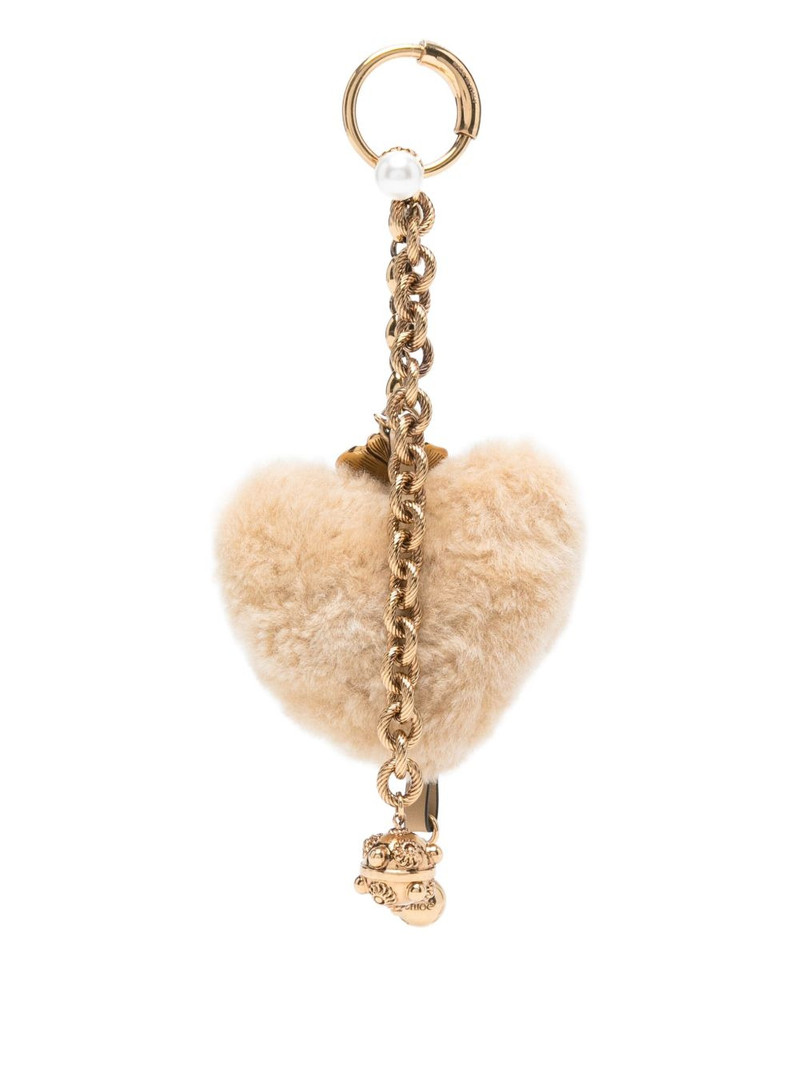 Chloé heart bag charm outlook