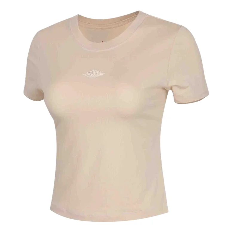 (WMNS) Air Jordan Flight T-Shirt Asia Sizing 'Pearl White' IV5348-272 - 1