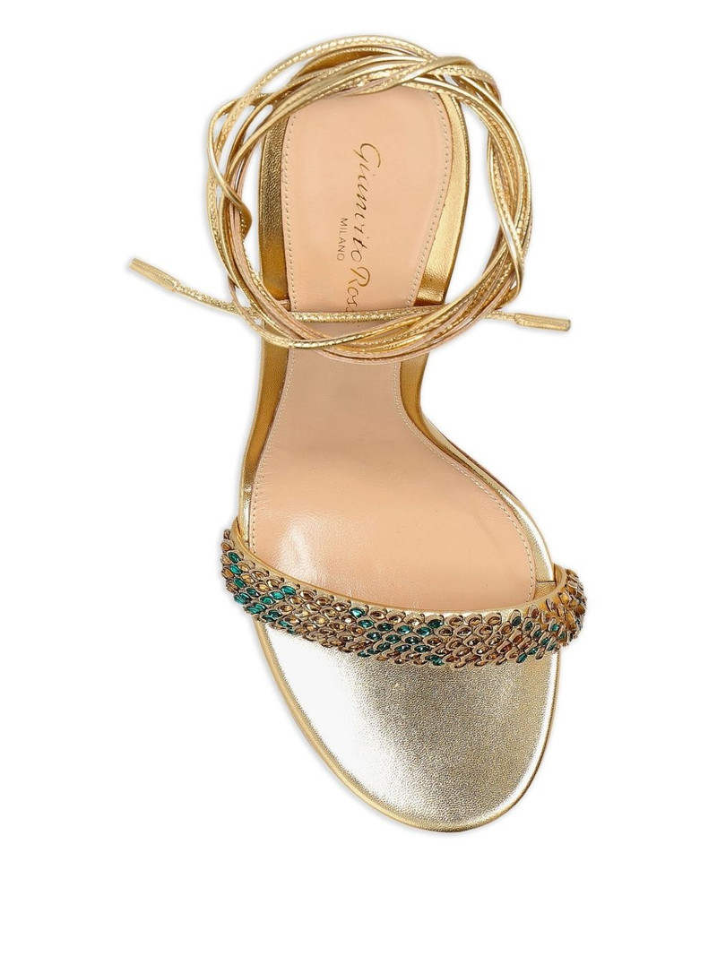 105mm rhinestone-embellished sandals 4