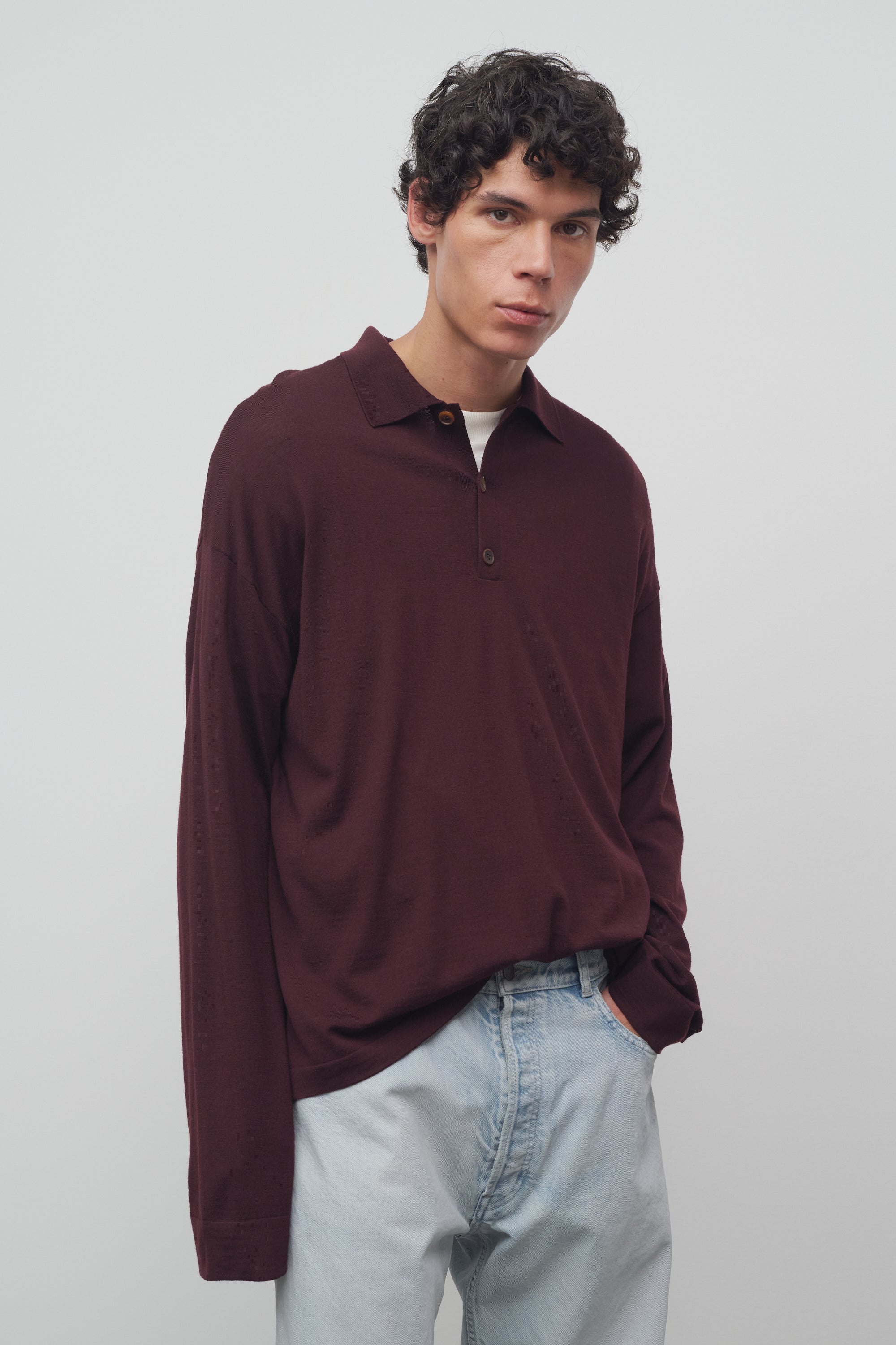 Miso Polo in Wool - 3