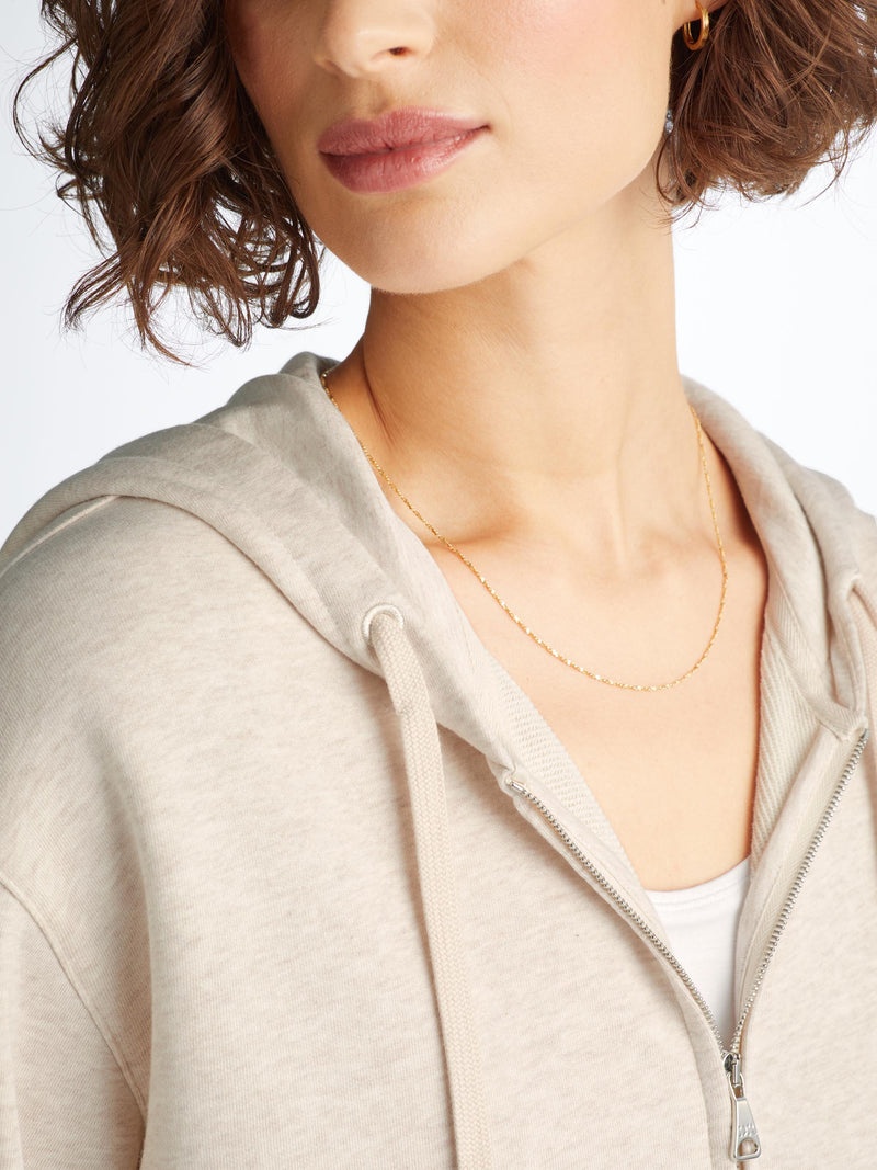 Women's Hoodie Quinn Cotton Modal Oat - 5
