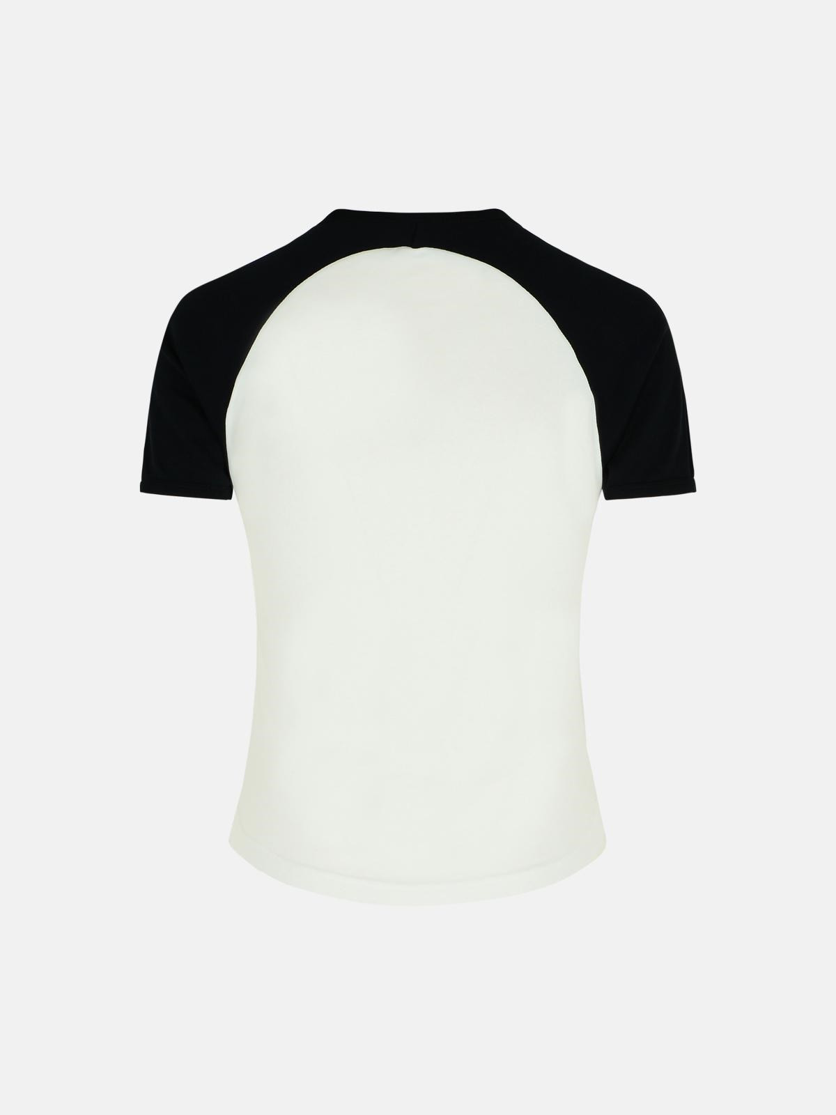 WHITE COTTON T-SHIRT - 3