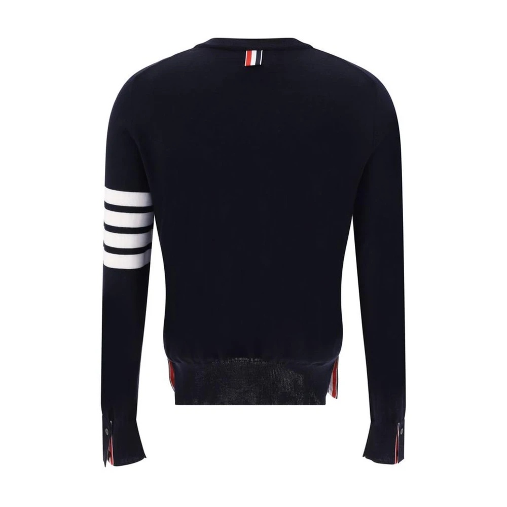STRIPED WOOL SWEATER WITH SIDE BUTTONS - 2
