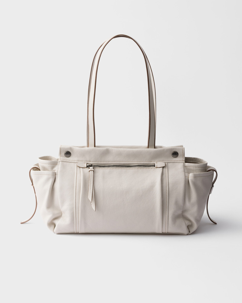 Prada Route large leather tote bag 4