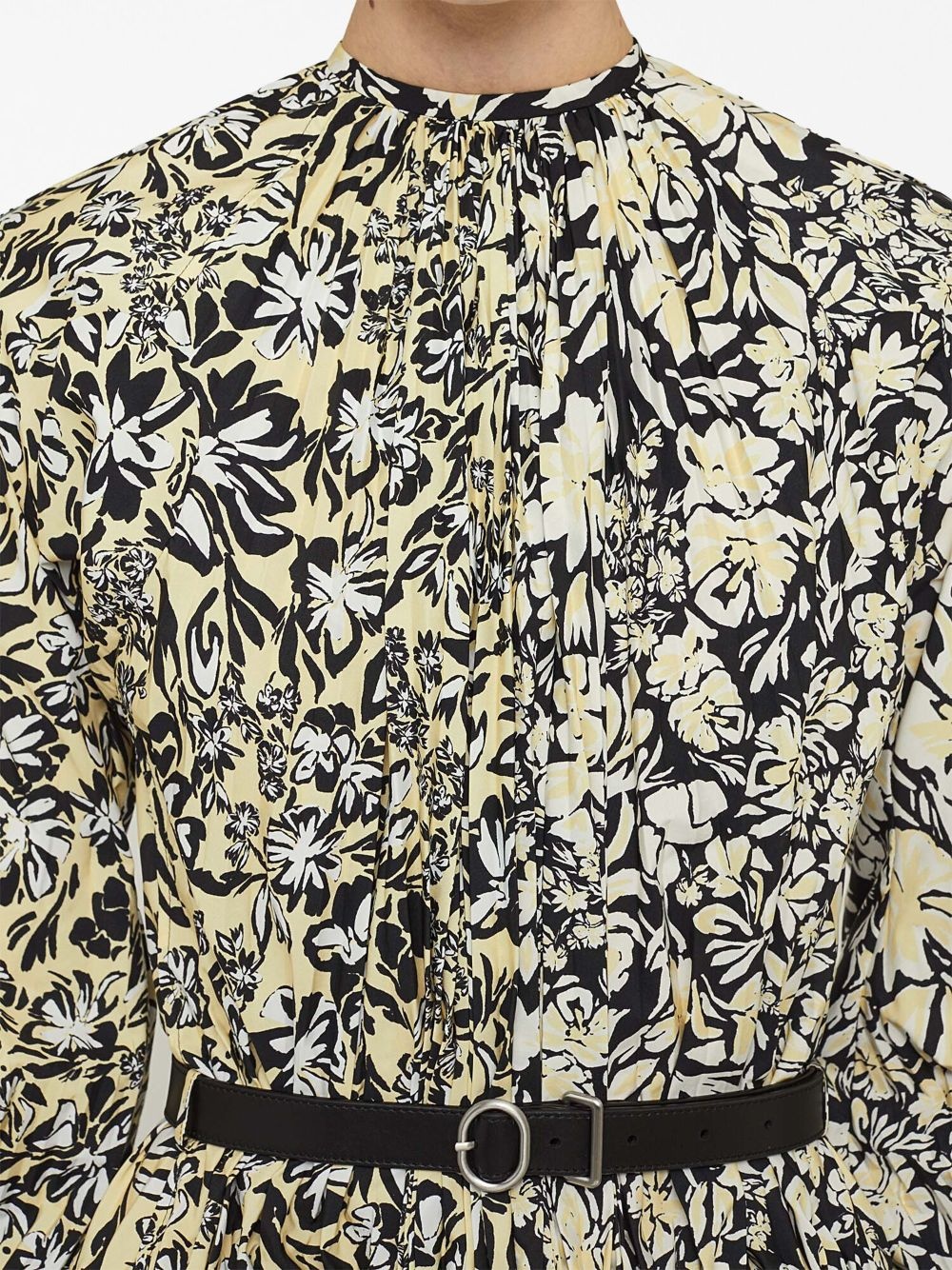 floral-print puffball dress - 7