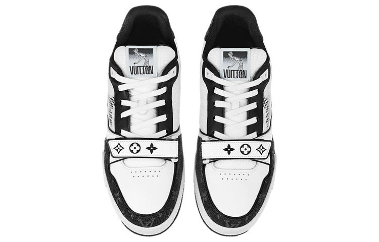 LOUIS VUITTON LV Trainer 'White Black Velcro' 1A9ZB0 - 2