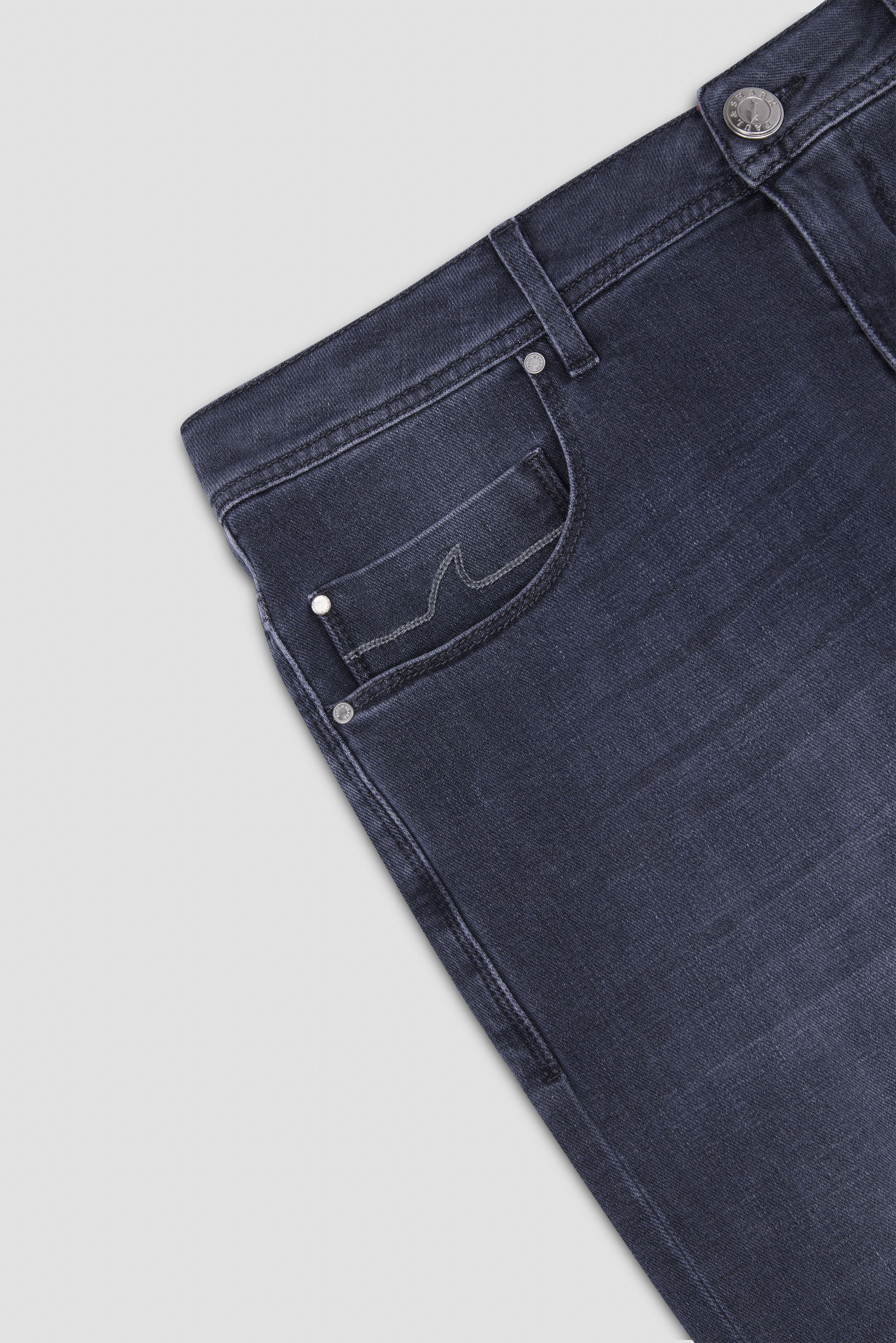SILVER RIVET JEANS - 5