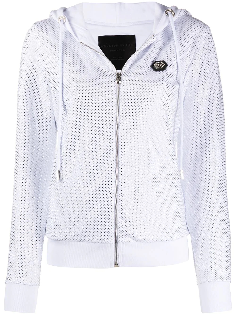 Philipp Plein TM embellished hoodie - 1