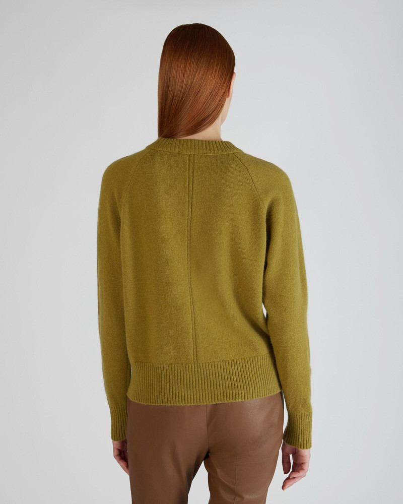 Regular fit crewneck sweater in wool and Angora 3