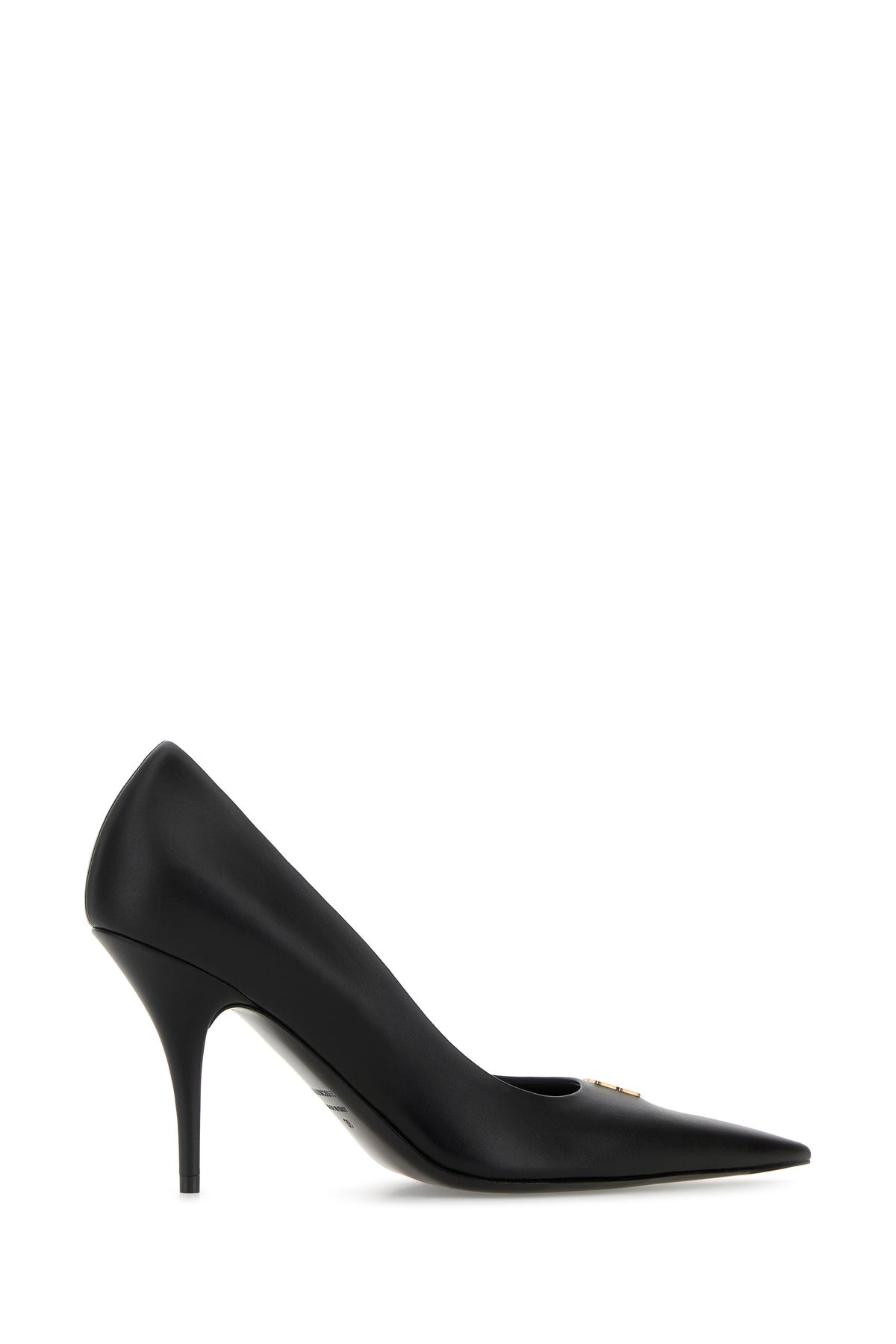 Black leather Avenue BB Editor 90 pumps - 3