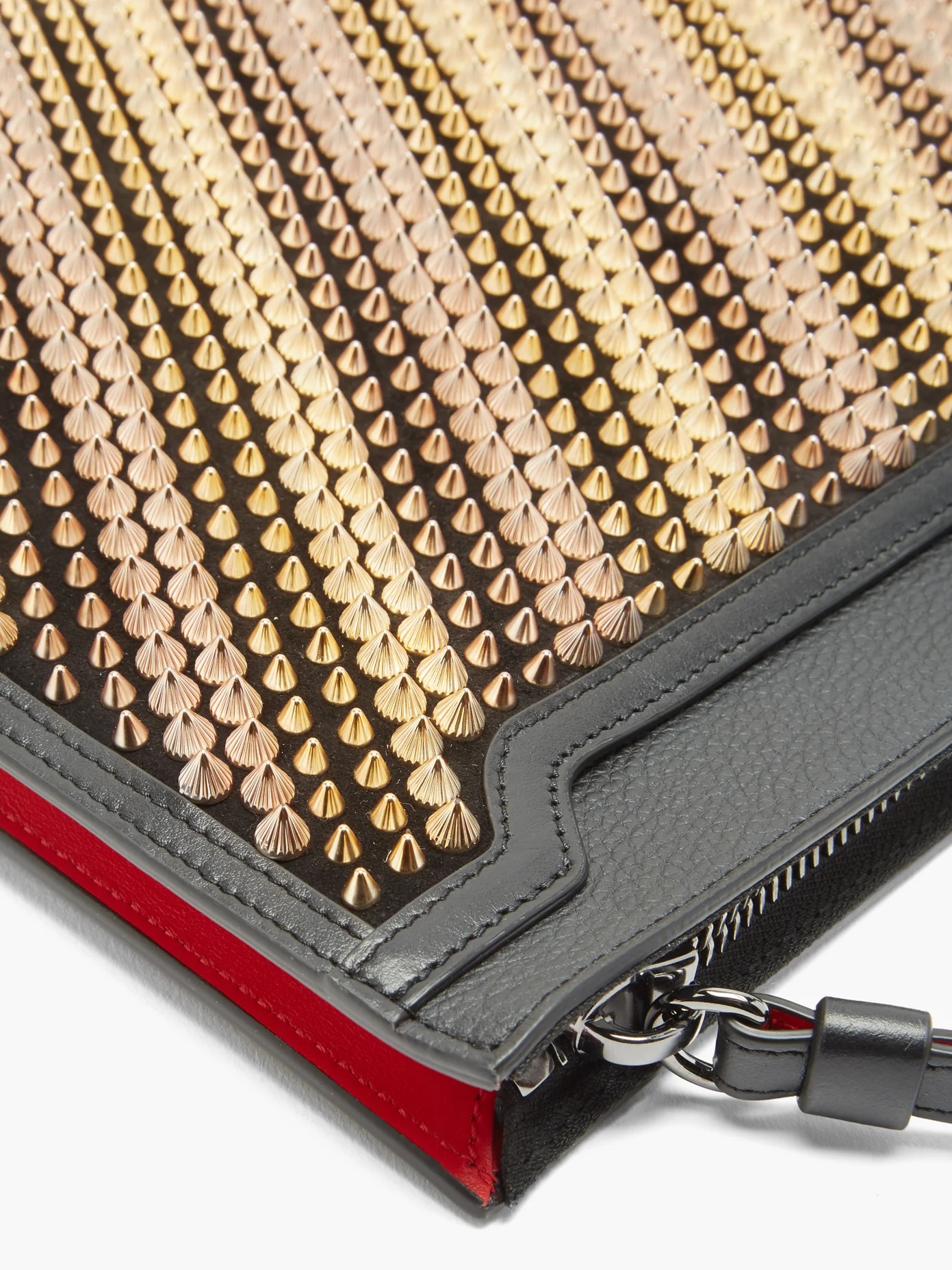 Skypouch studded leather pouch - 6