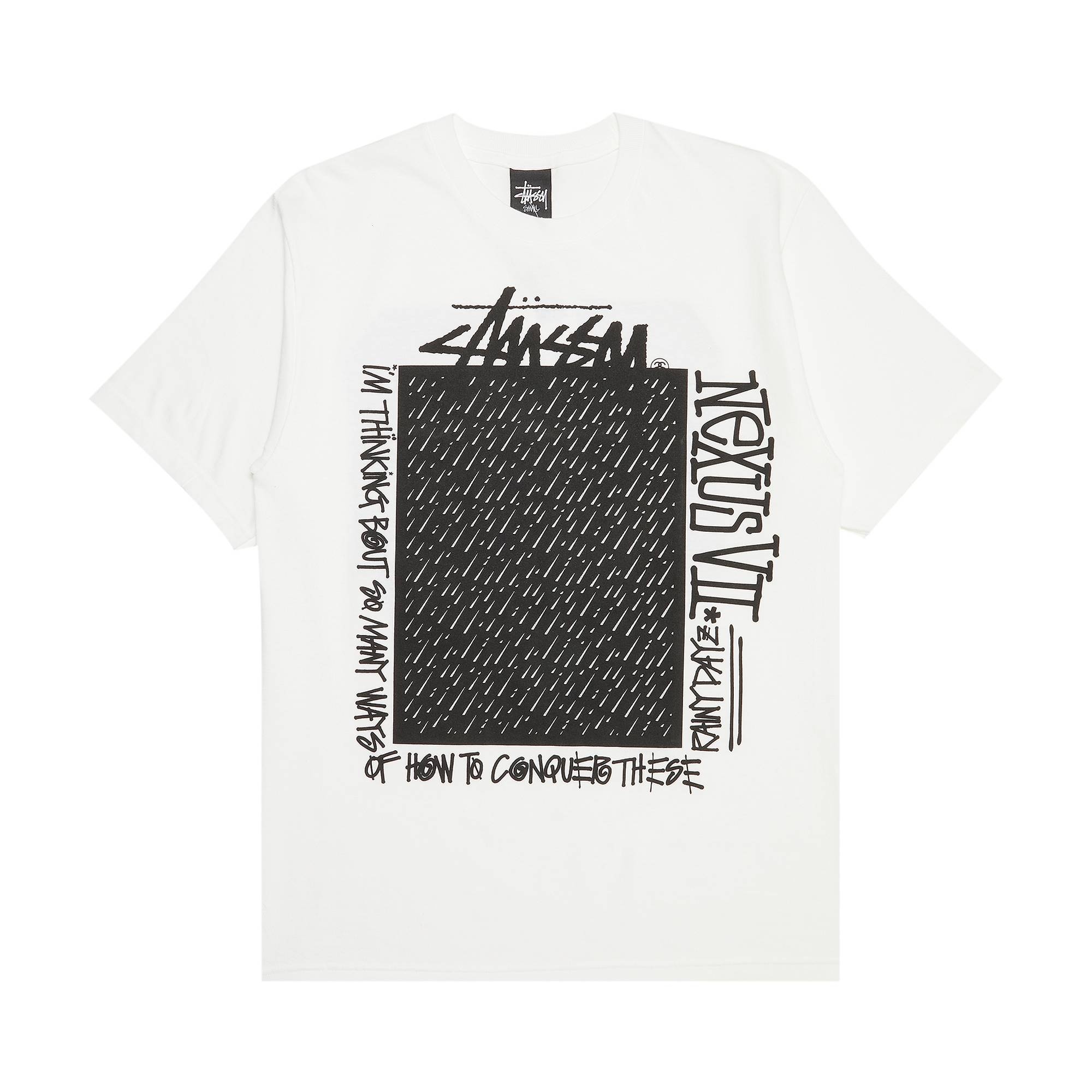 Stussy Rain Frame Tee 'White' - 1