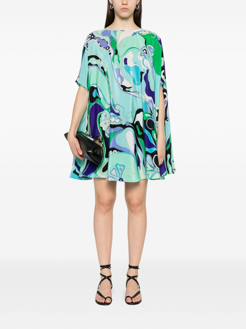 PUCCI Orchidee-print silk dress outlook