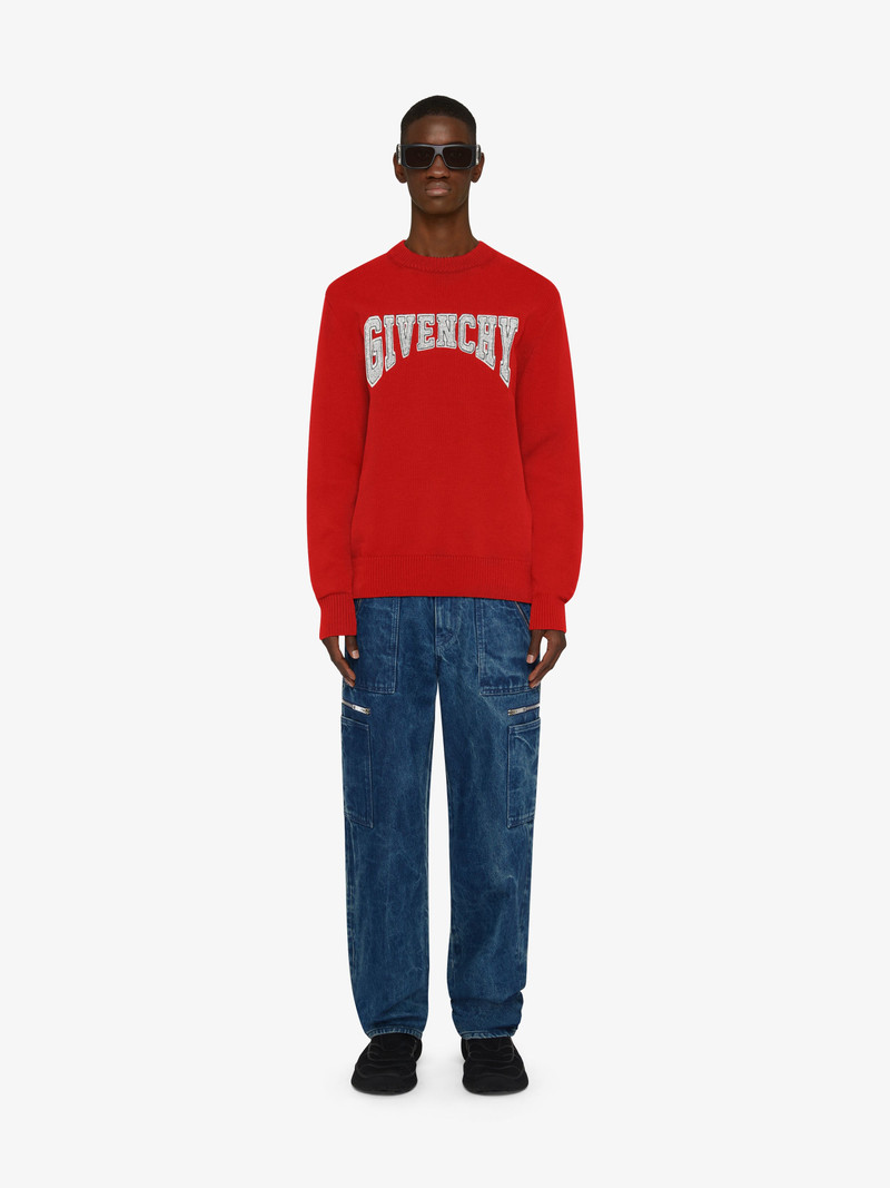 Givenchy SWEATER IN WOOL AND CASHMERE WITH PATCHES outlook