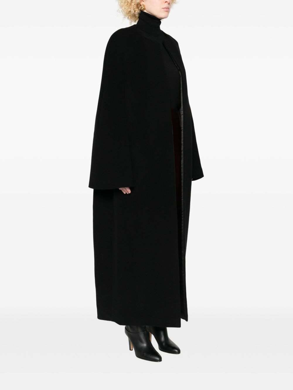 bell-sleeve coat - 3