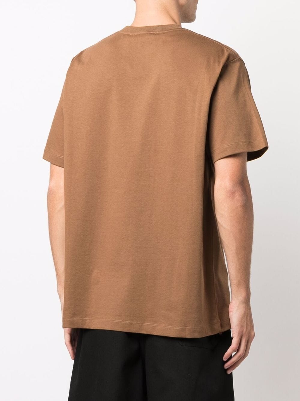 finished-edge cotton T-Shirt - 4