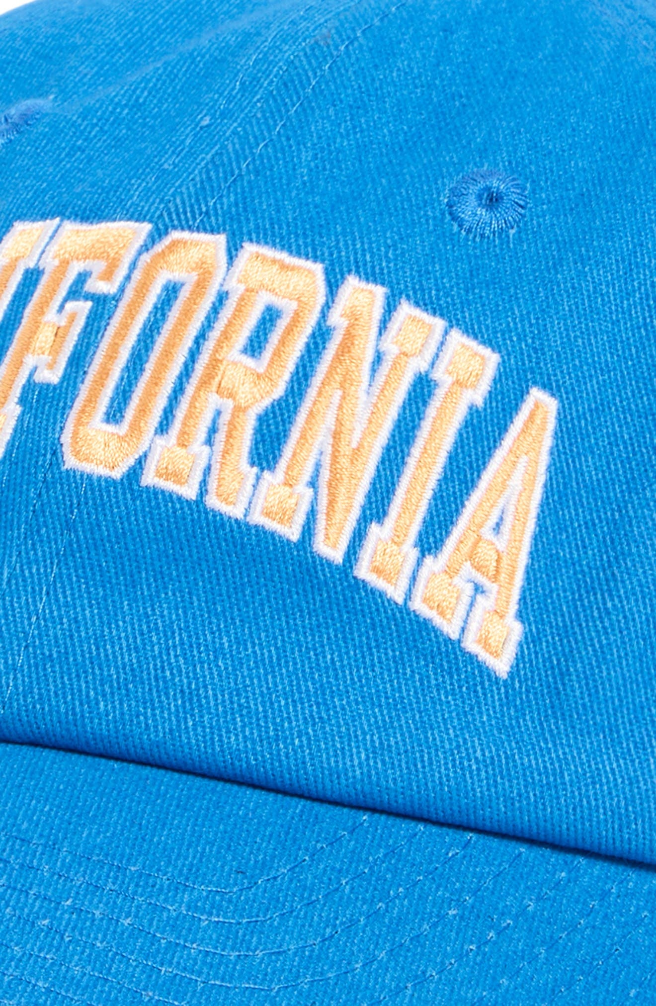 Sporty & Rich California Embroidered Baseball Cap in Bright Blue at Nordstrom - 3