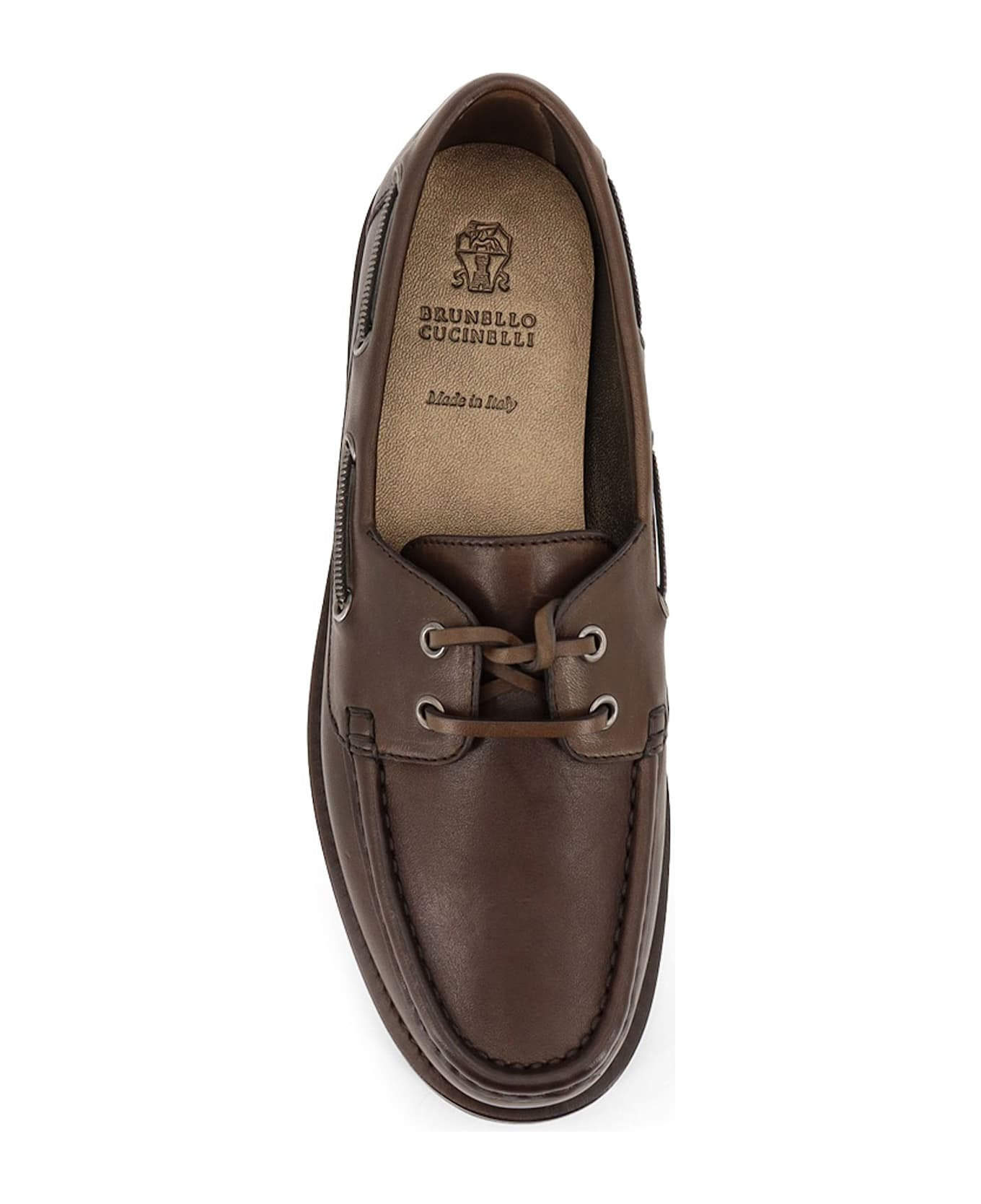 Leather Loafers With Monili Detail - 5