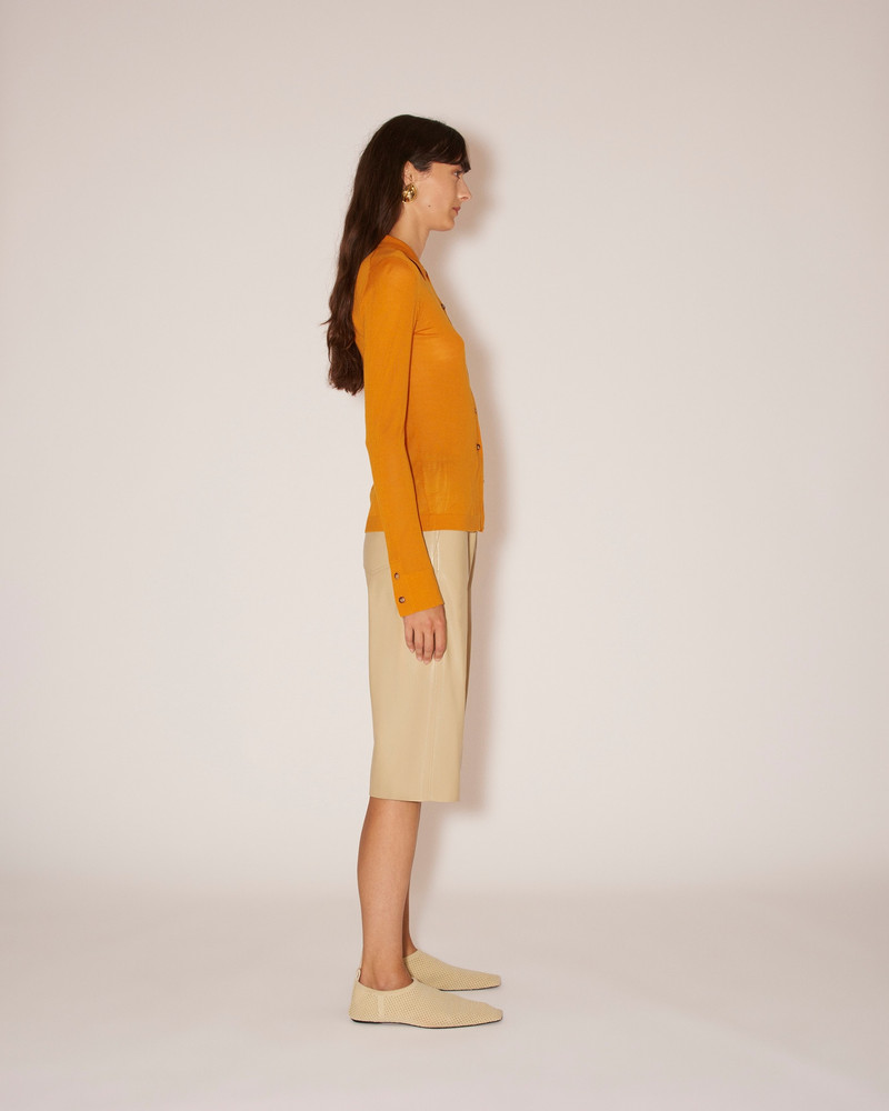 Nanushka THALIA - Superfine merino cardigan - Orange outlook