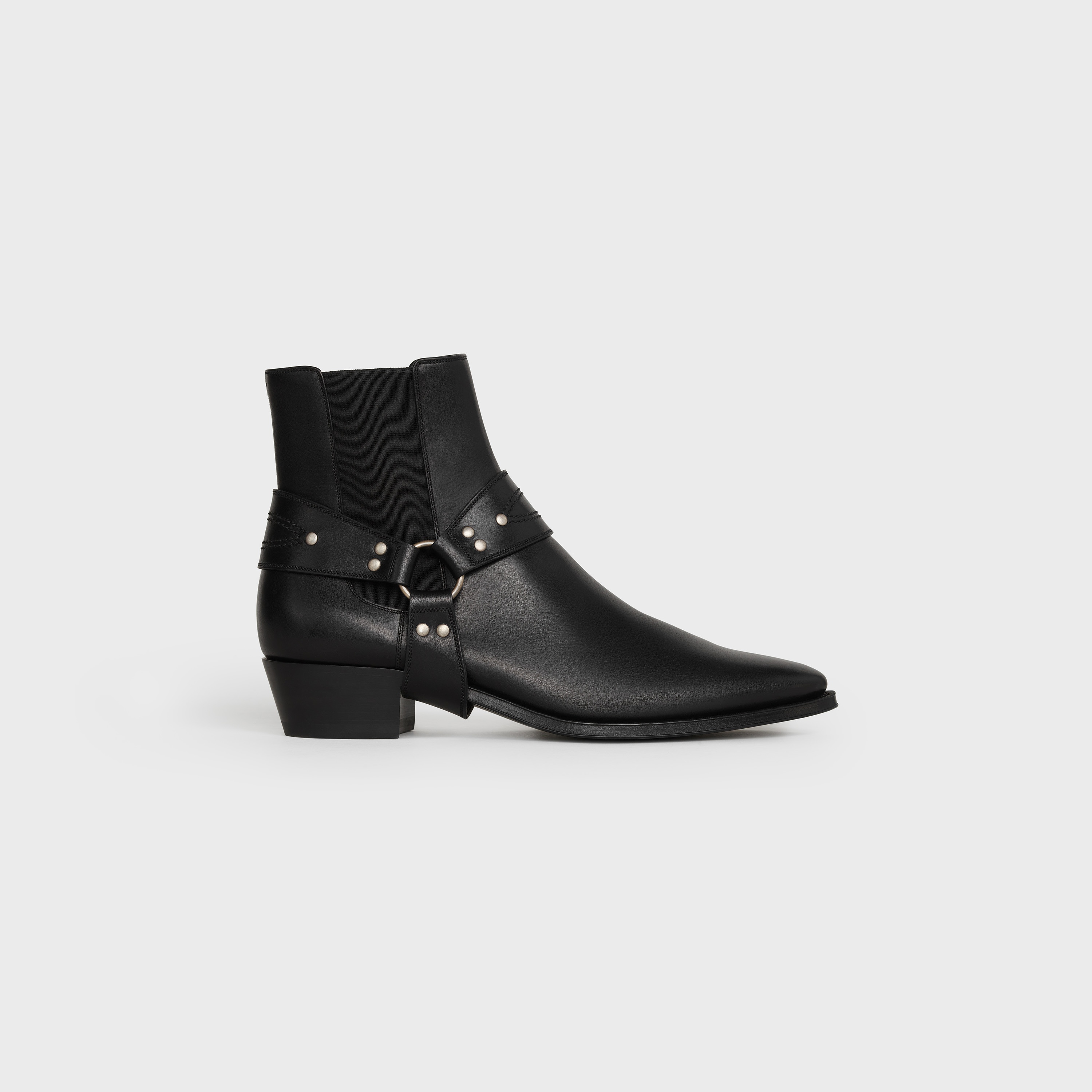 CELINE CAMARGUE CHELSEA BOOT WITH HARNESS IN VEGETAL CALFSKIN - 1