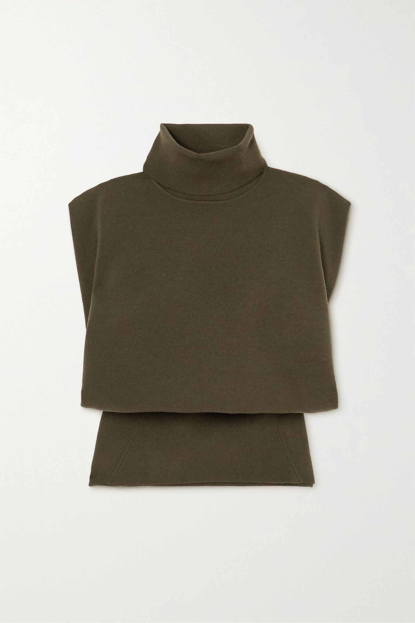 Wool-blend turtleneck sweater - 1