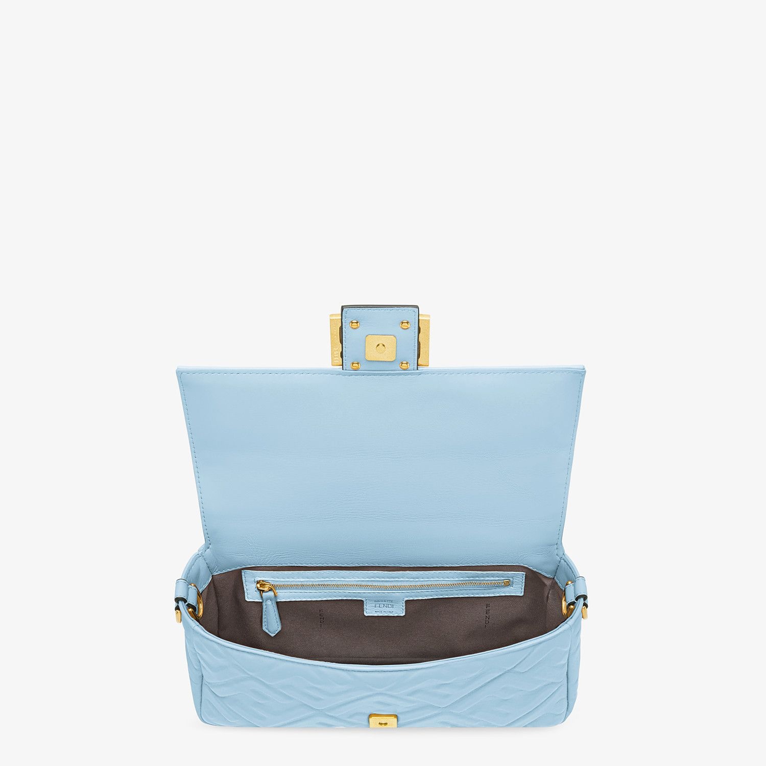 Light blue nappa leather bag - 4