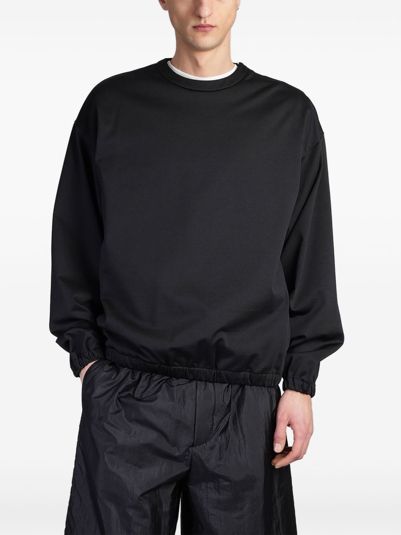 zip-detailing sweatshirt 1