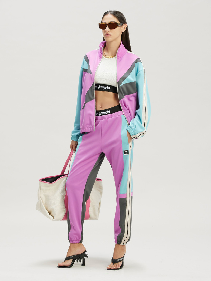 Palm Angels Bouclè Knit Logo Top outlook