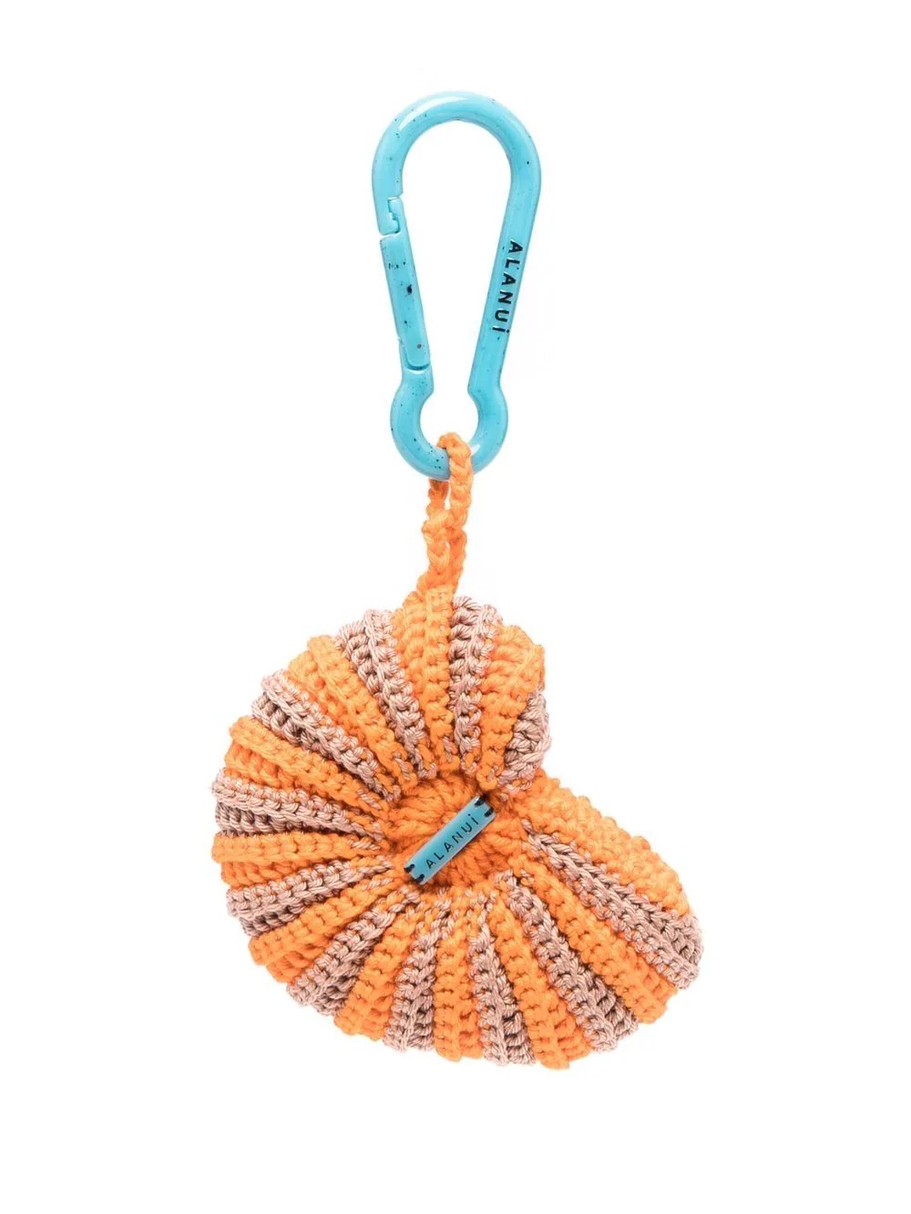 crochet snail keyring - 1