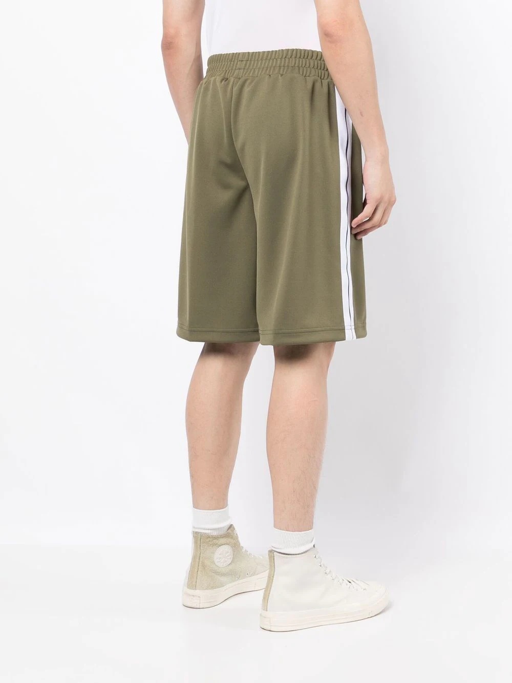 raised seam track shorts - 4