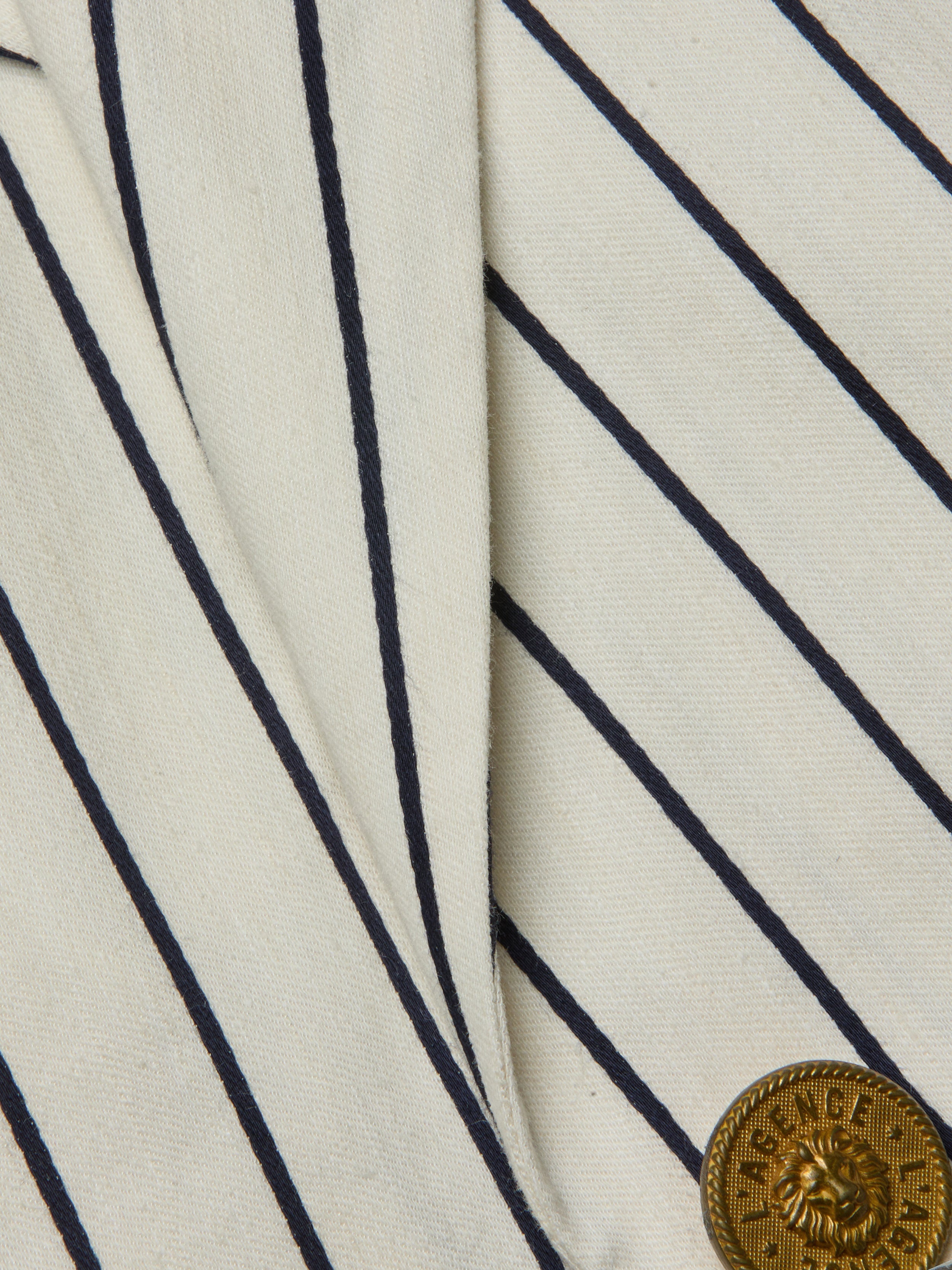 Izzie Striped Cropped Blazer - 9