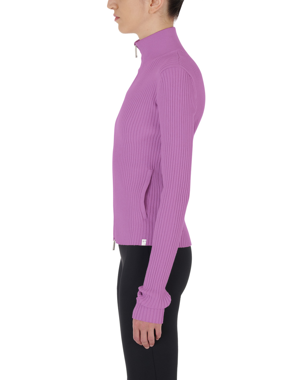 KNIT ZIP CARDIGAN - 4