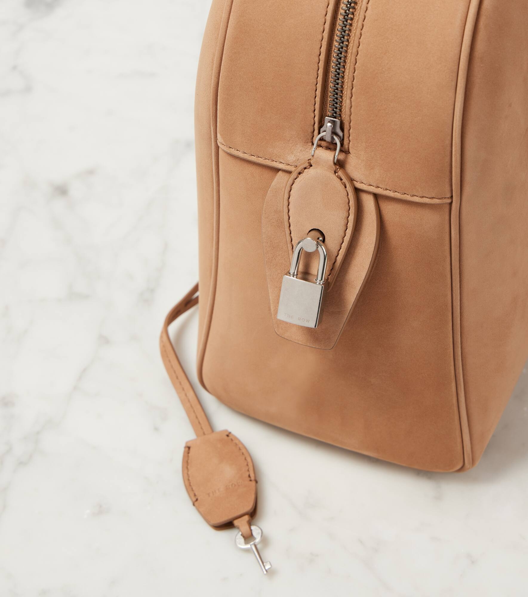 The Row India 12.00 suede tote bag | REVERSIBLE